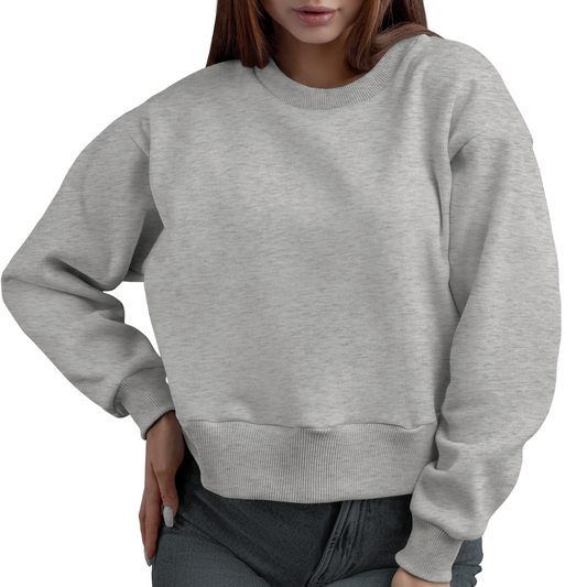 Smart Wear Heather Grey Sweatshirt (Women)